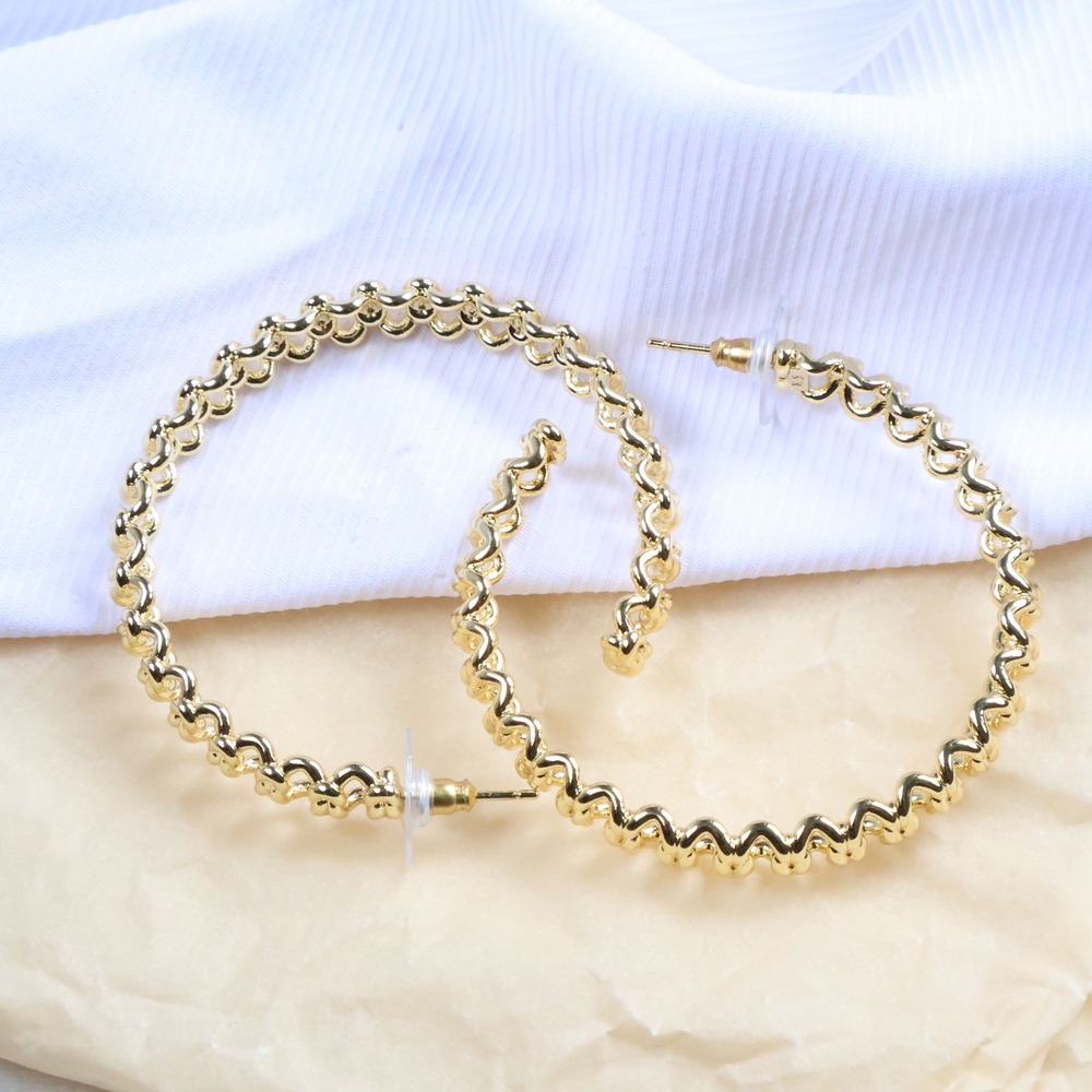 Kendra Scott Gold Fallyn Hoop Earrings